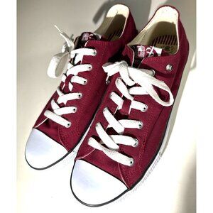 Dunlop Canvas Low Burgundy Lace-Up Sneakers US 11 Mens Casual Shoes